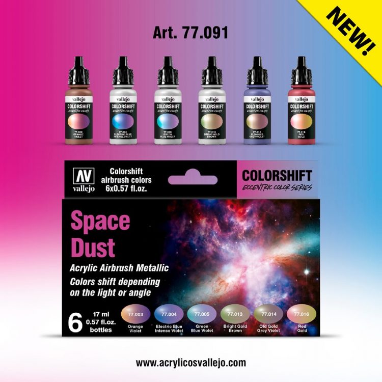 Get Groovy With Vallejo’s New Colour Shift Airbrush Paints OnTableTop