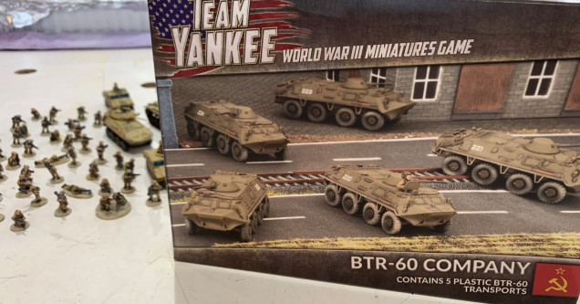 The BTR-60 platoon boxed set from Battlefront.