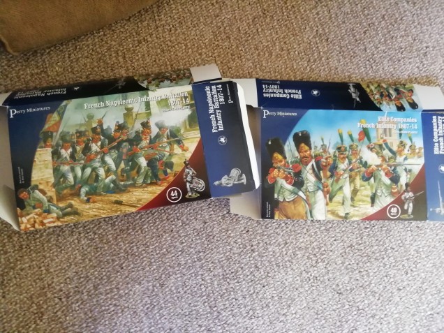 The two box sets. I'm going to use the minis for Ospreys Chosen Men Skirmish games