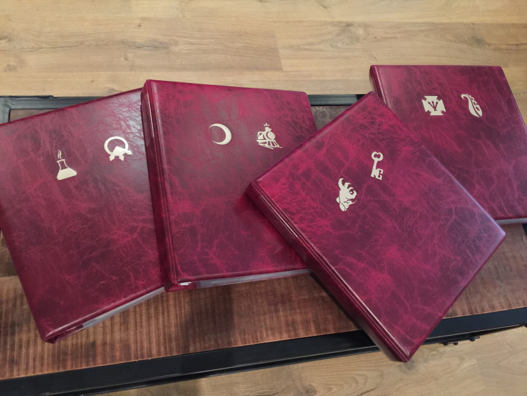 The completed folders