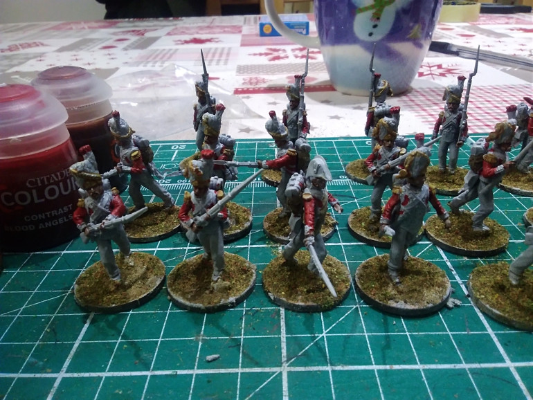 I had to stop for roast dinner and a walk before carrying on with these red coated Swiss 