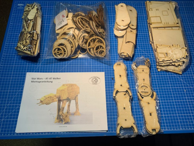 the mdf laser cut model....