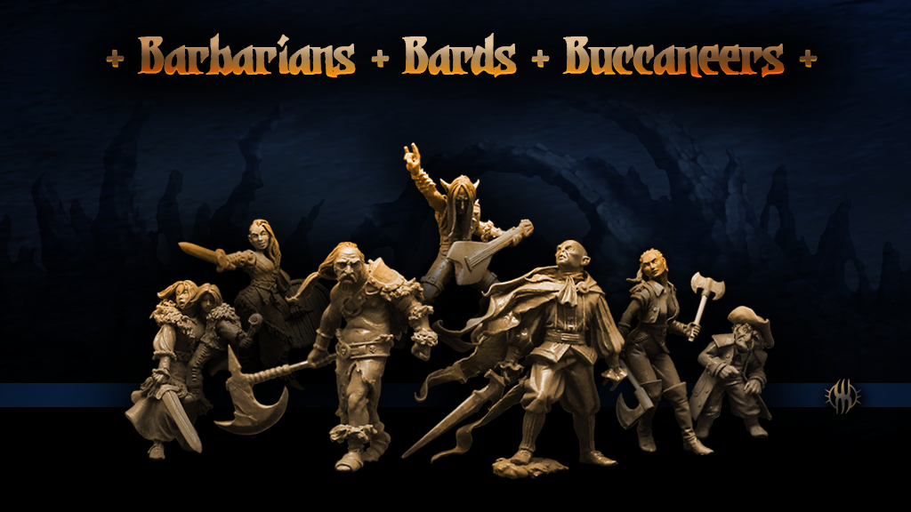 Barbarians Bards & Bucaneers - Westfalia Miniatures