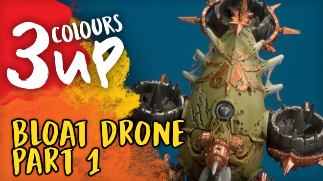 3 Colours Up: Painting The Bloat Drone [Part One]