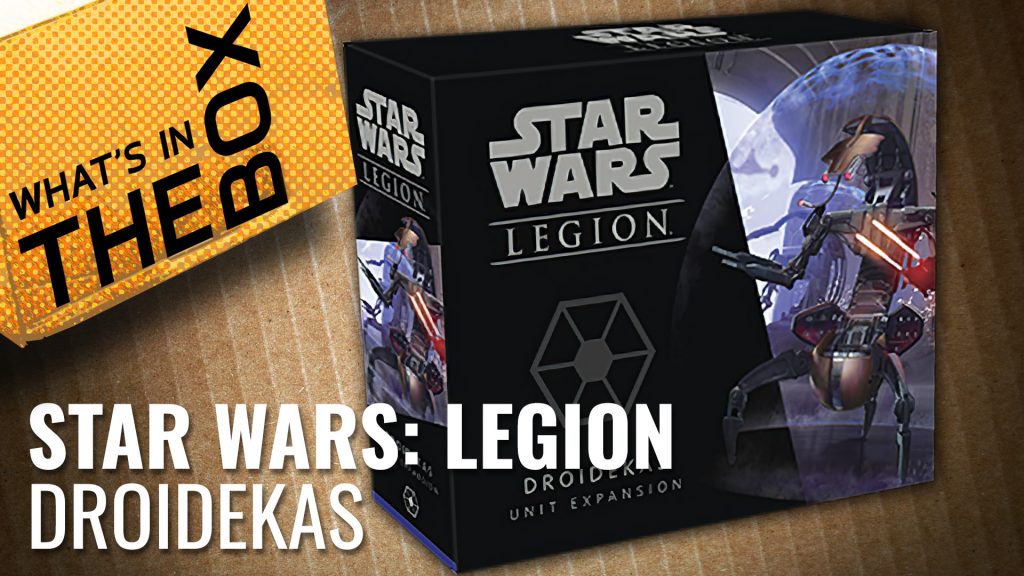 Unboxing Star Wars: Legion - Droidekas