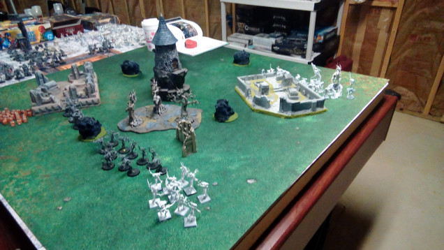 First game of 2020. Age of Sigmar. Sylvaneth vs Nighthaunts!