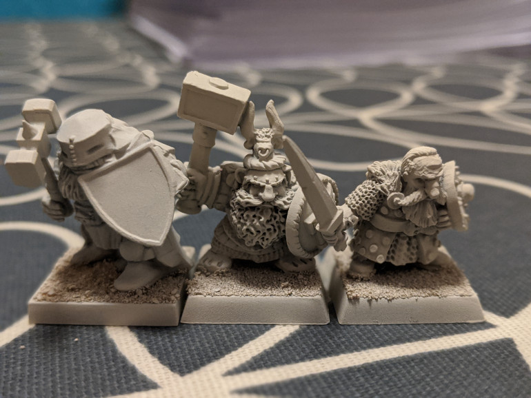 From left to right: Mantic, GW and Ral Partha