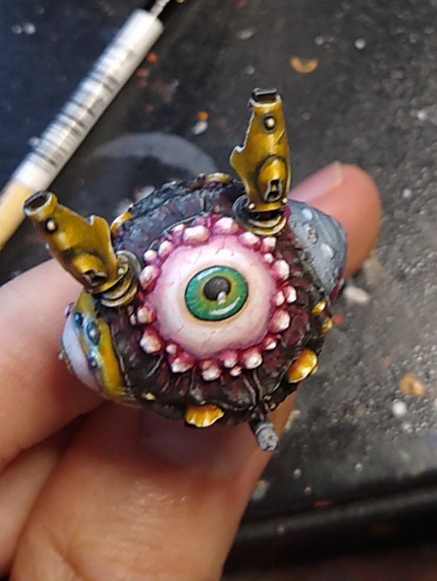 I also painted the top eyeball at some point!