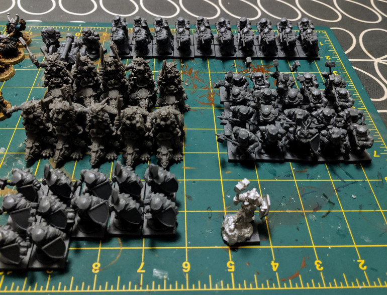 Nearly built the whole starter army.