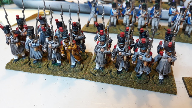 Today's addition. A speedpaint to tabletop so quality is not outstanding but at least identifiable as grenadiers so going to call it a win and move on ;-)