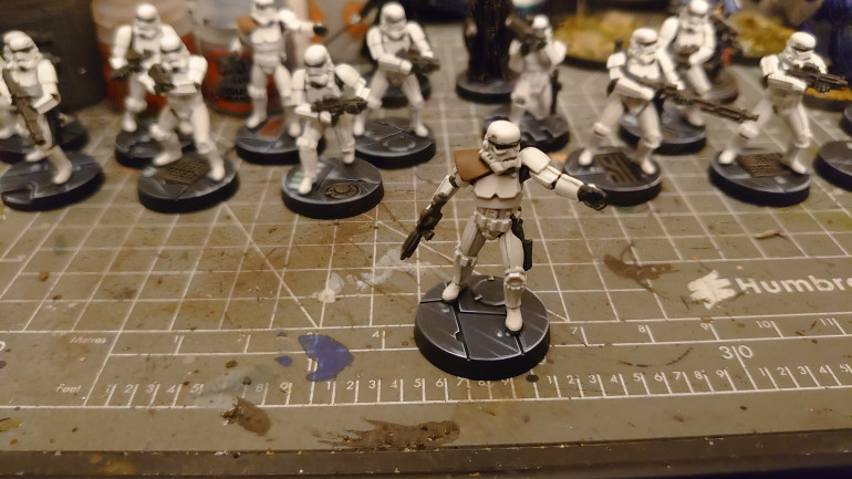 Stormtroopers Painting started and...... I love these premium Bases!!!!