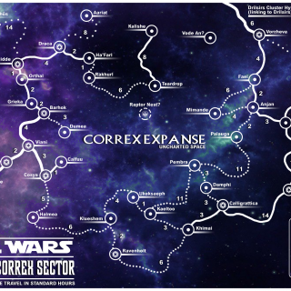 Correx Sector Map (Player & GM Verisons)