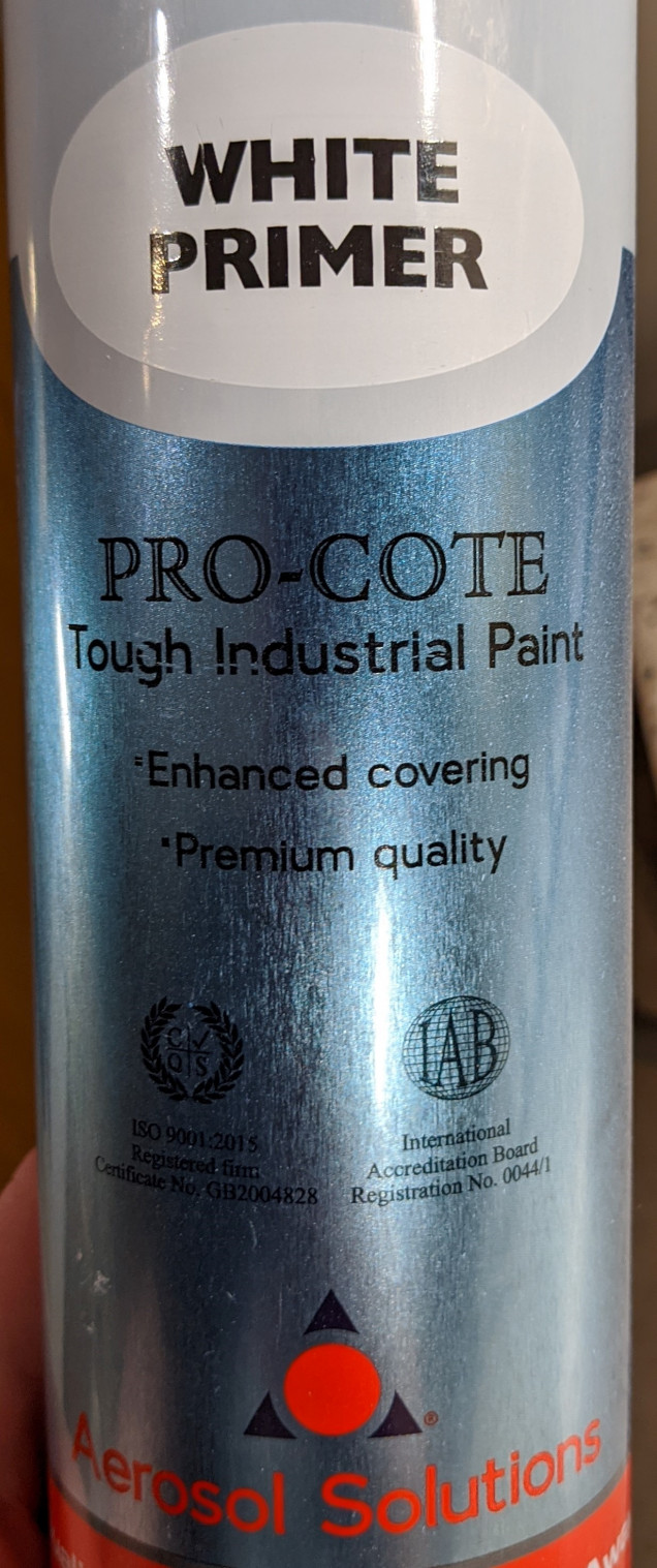 Toolstation's cheap primer - works really nicely in most conditions including cold, damp Scottish evenings in January