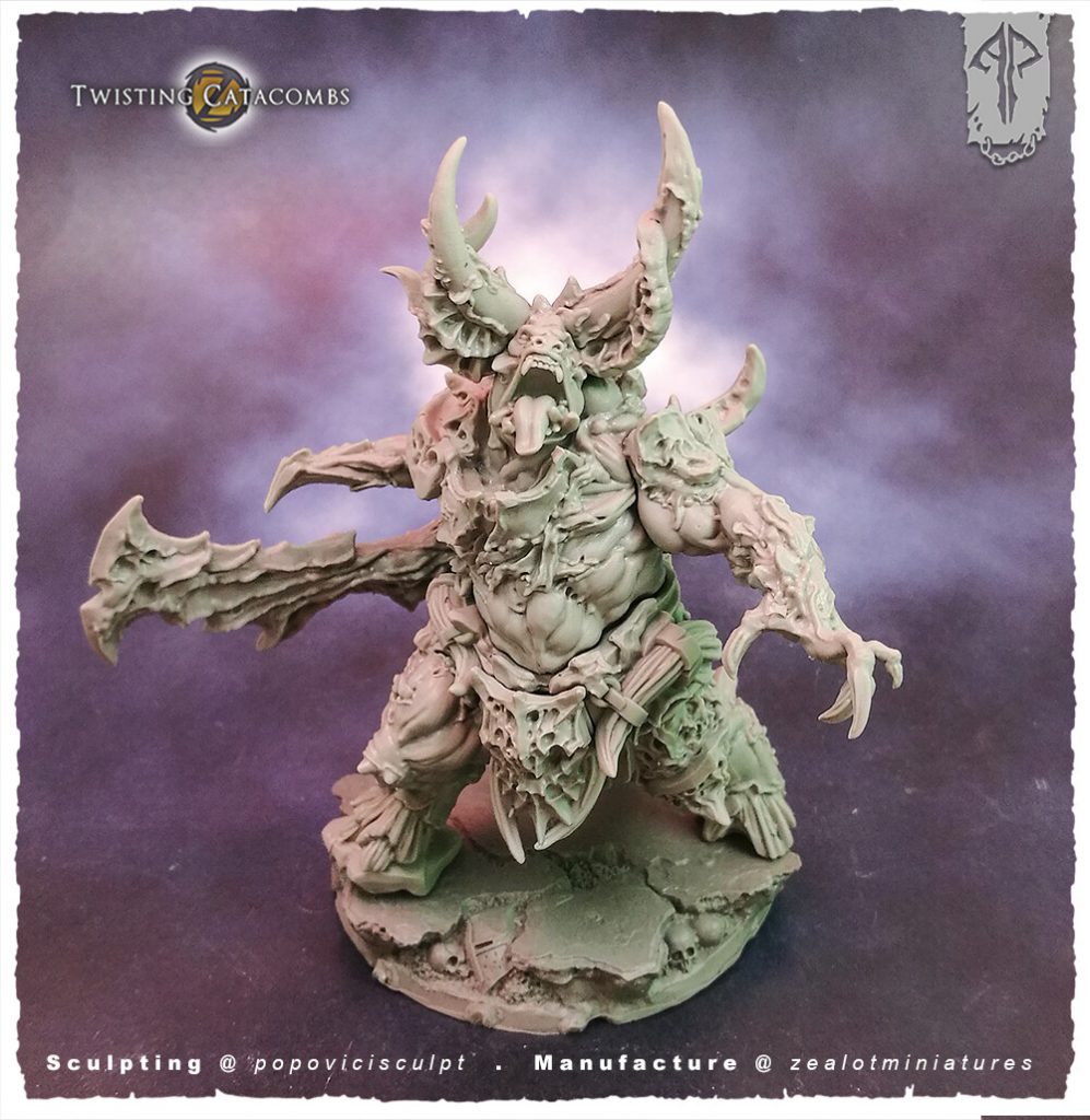 Possessed Minotaur #1 - Zealot Miniatures