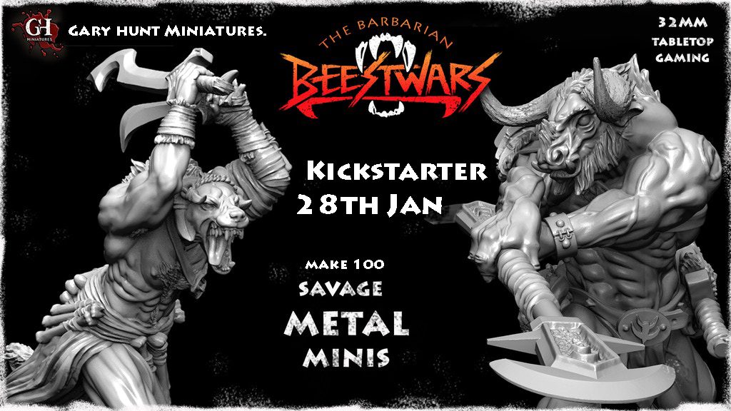 Savage Metal Kickstarter - Gary Hunt Miniatures