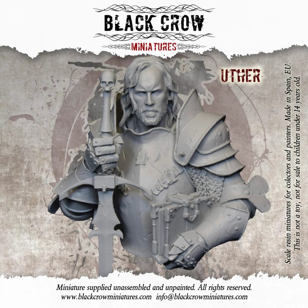 Uther Bust - Black Crow Miniatures