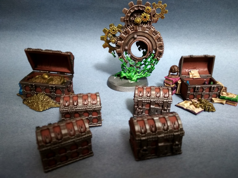 Chronomantic cogs and treasure chests