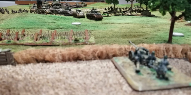 The PaK40 team prepare to fire on the 1st Canadian Armoured Brigade