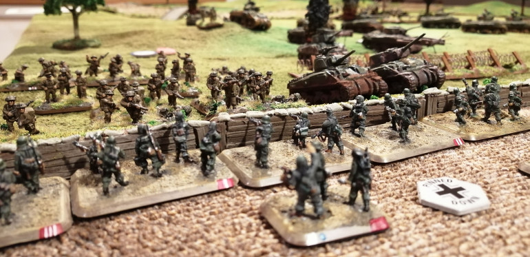 The Allies launch their assault on the Grenadiers