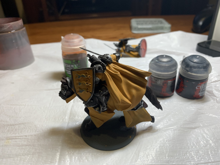 I spent the weekend painting a lot of yellow!