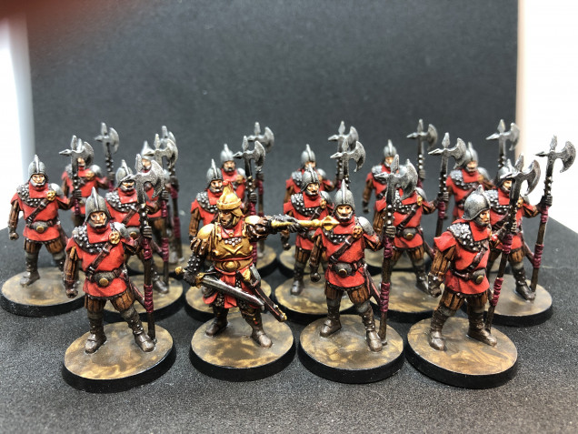 Guards have been painted and ready for action