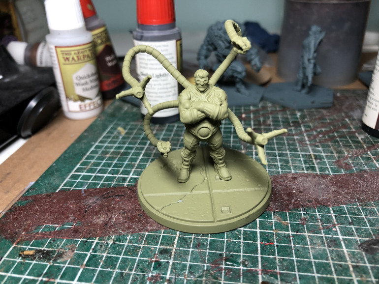 Next its the conflicted super villain Dr Otto Octavius and his mechanical arms. Dreading all that yellow!