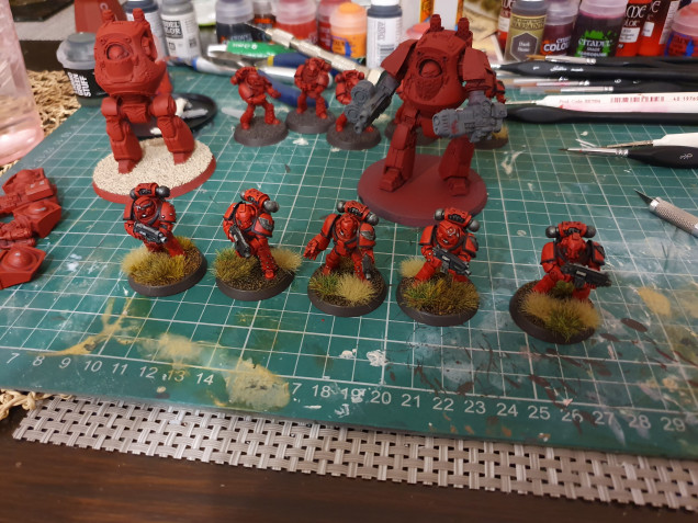 The lads so far...