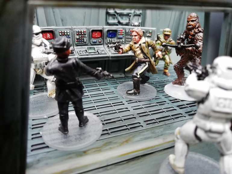 Some nice removable terminals that would look good in any star wars building of ship bridge.