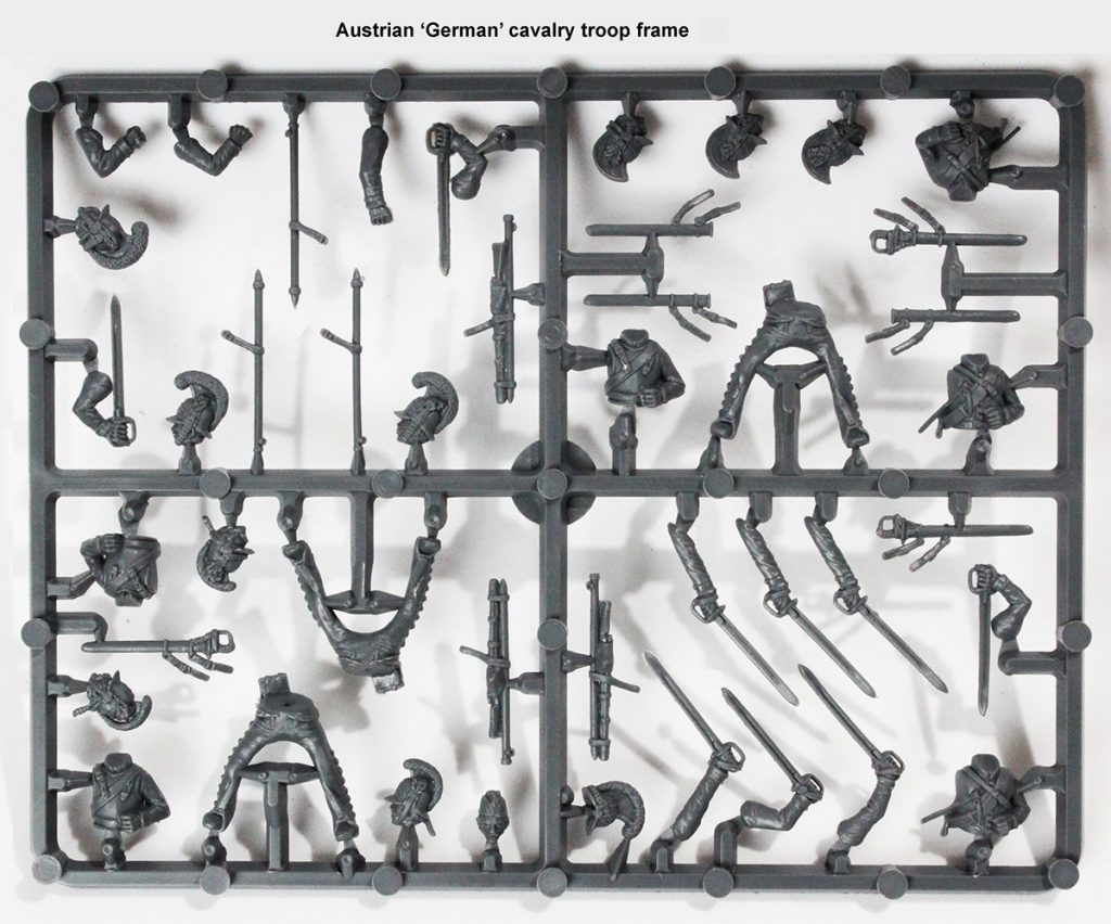 Austrian Cavalry Plastic Sprue - Perry Miniatures