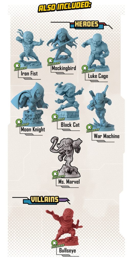 Carte HEPZIBAH + ENGL - Kickstarter Exclusive Pour Marvel United Multiverse | CMON G763 | Occasion
