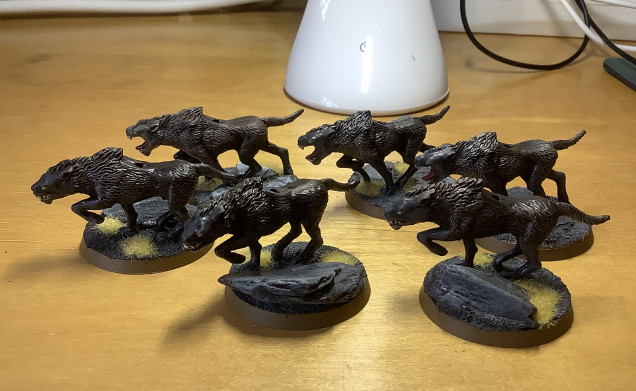 Wargs are done, need to sort the riders next, when I can find where I put them!