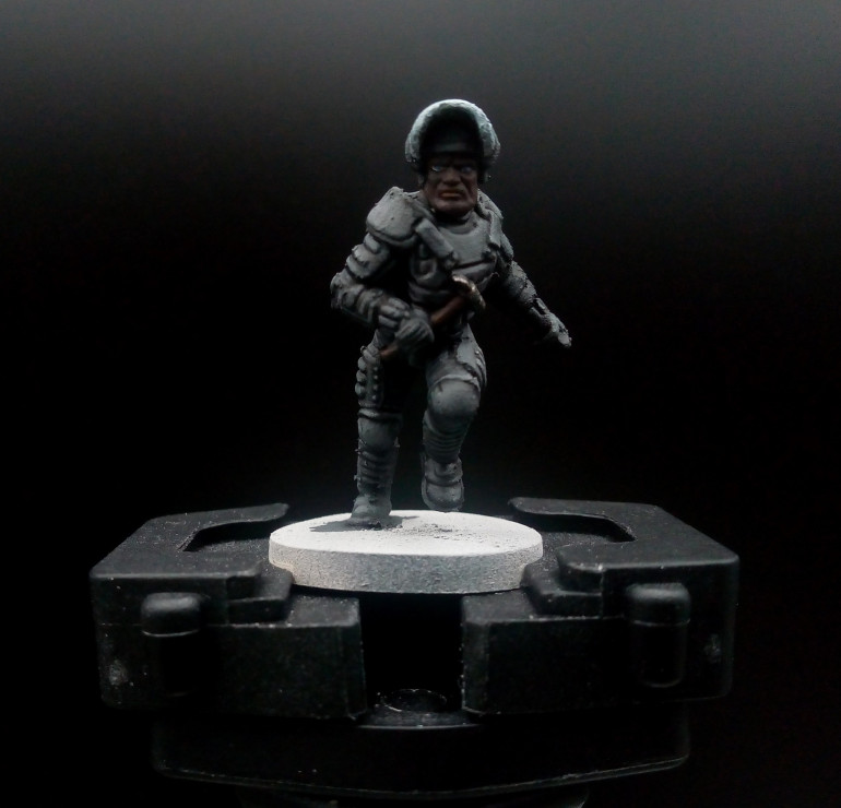 One miniature done.....lots to go!