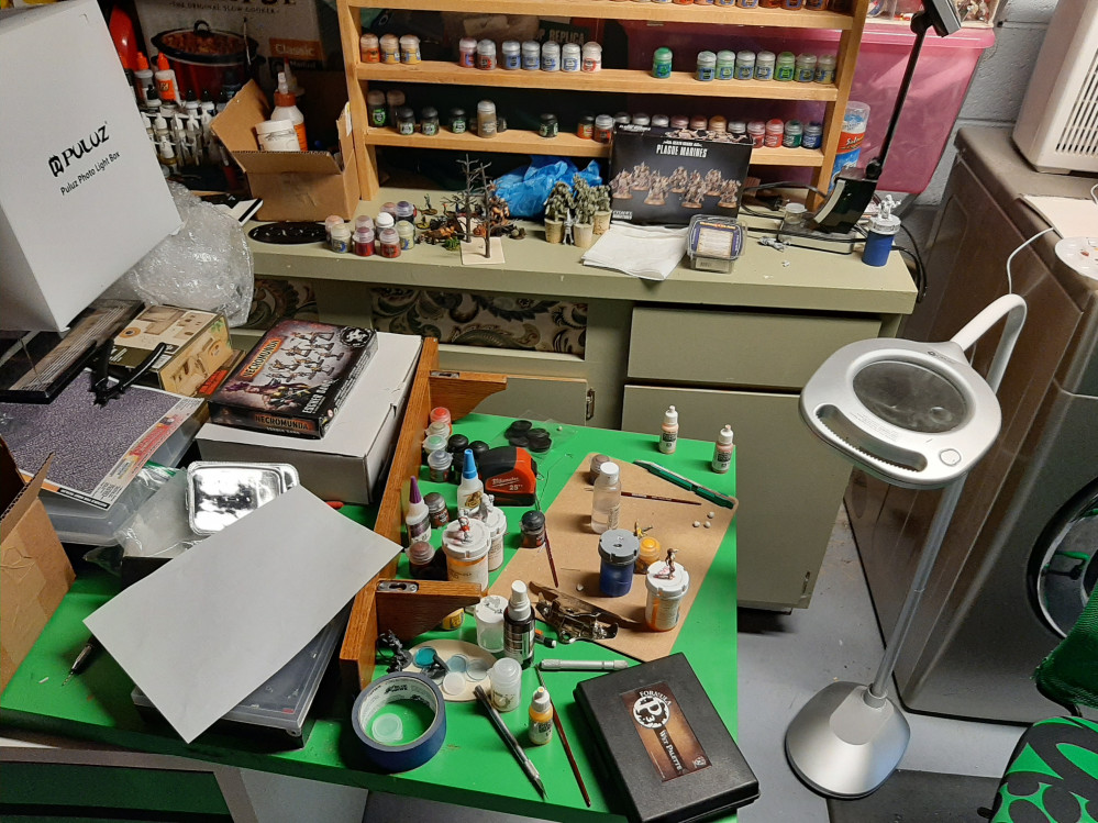 Spring Cleaning a Hobby Area