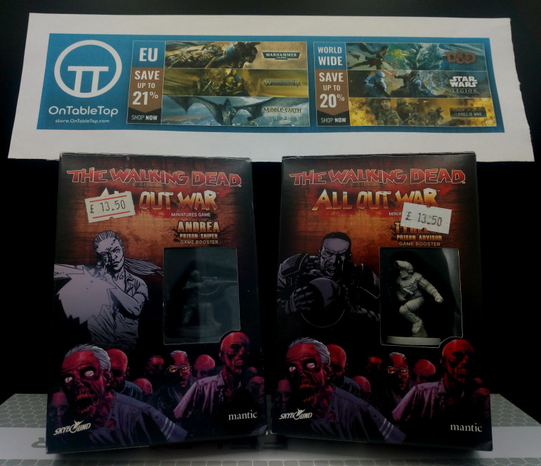 So here is the first one out of the Pandora's Box of my unfinished/unstarted hobby! The Walking Dead, trying to get going with an easy one!