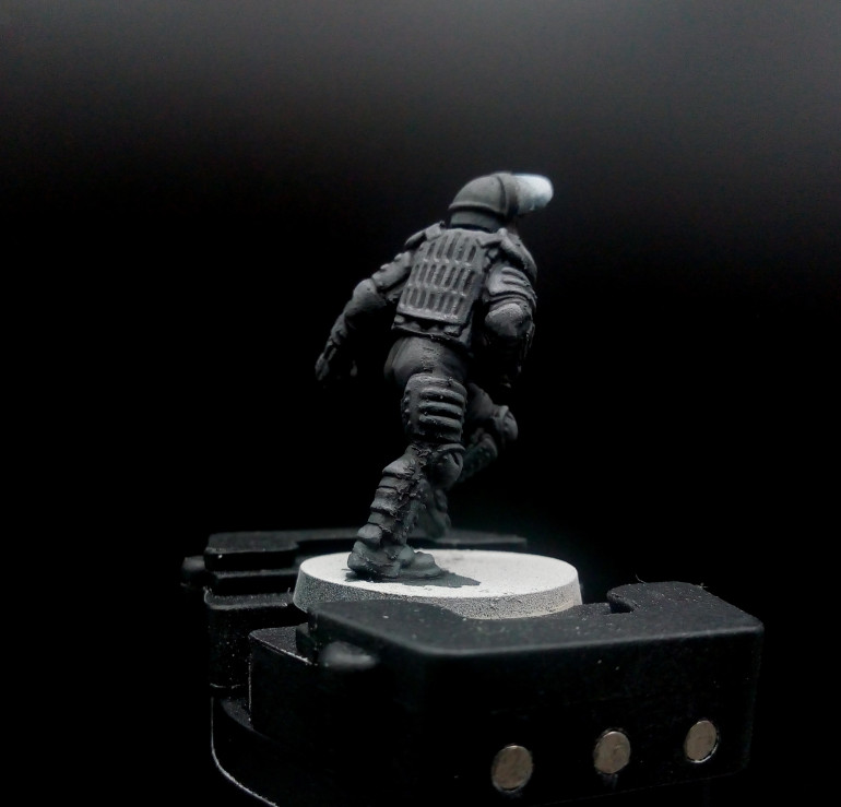 One miniature done.....lots to go!