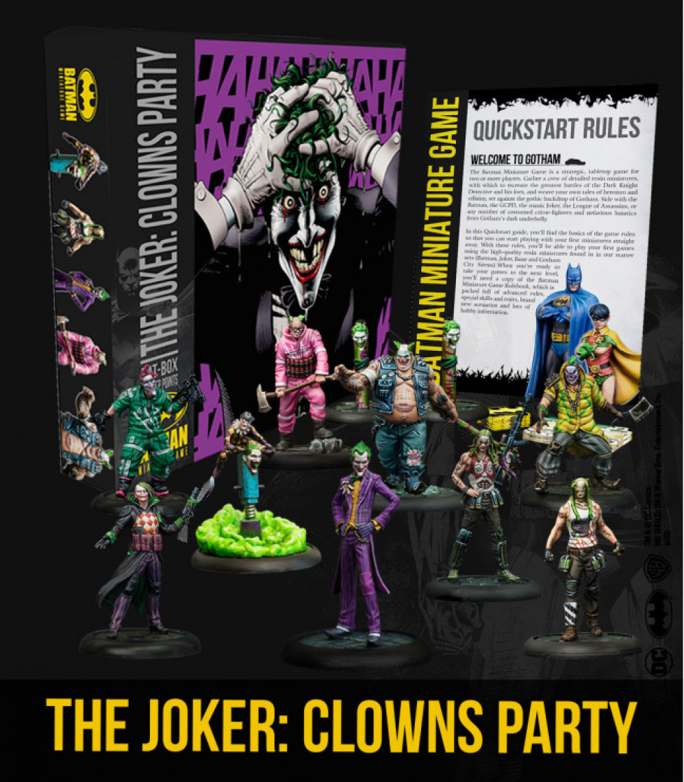 Batman Miniature Game Joker's Crew Knight Models New 