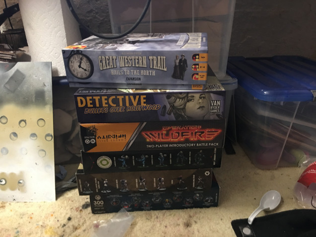 Some of the box sets and boxes of small/single mini blisters that I have waiting for me