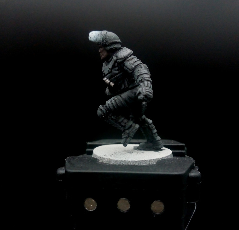 One miniature done.....lots to go!