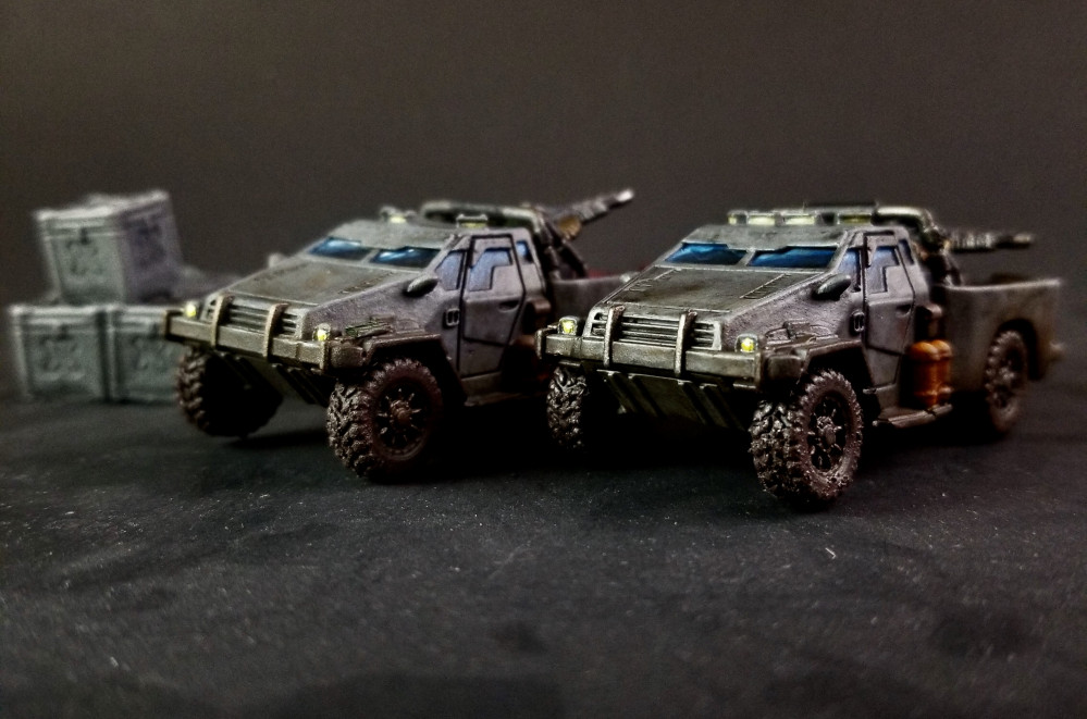 Sci-fi themed insurrectionist technicals