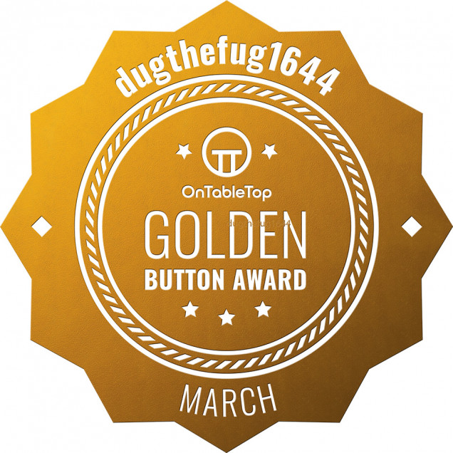 Yay!! Golden Blooming Button!!!