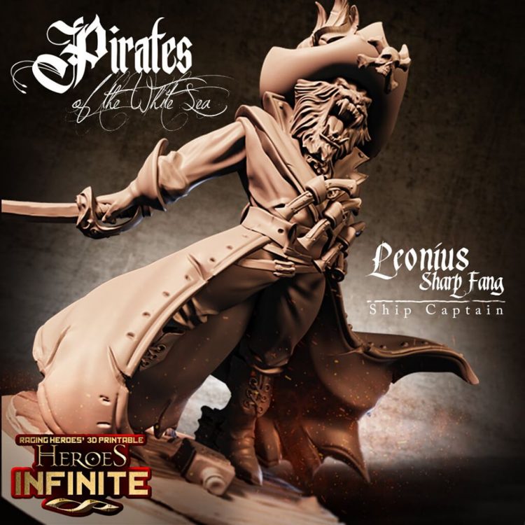 Raging Heroes Reveal Their First Piratical 3D STL Files – OnTableTop ...