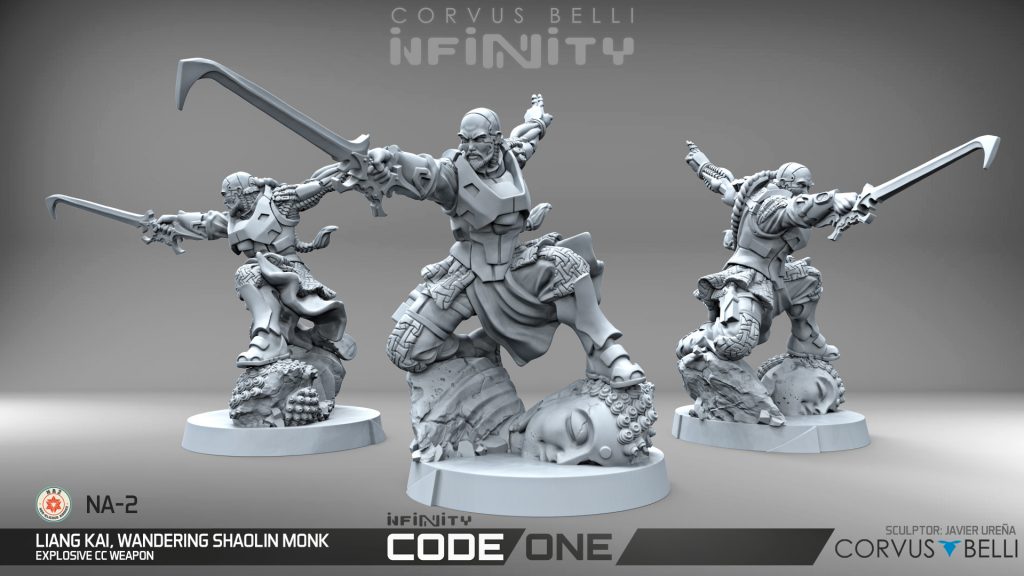 Liang Kai Wandering Shaolin Monk Render - Corvus Belli