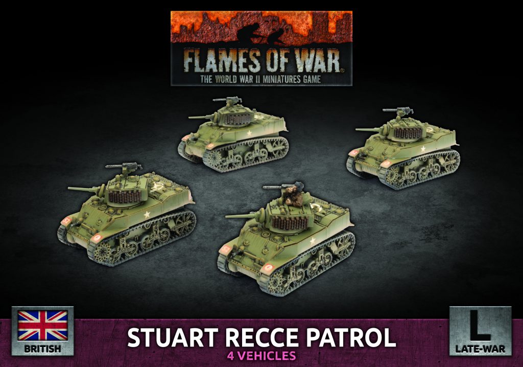 Stuart Recce Patrol - Battlefront Miniatures