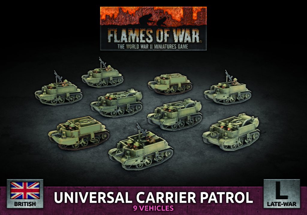 Universal Carrier Patrol - Flames Of War