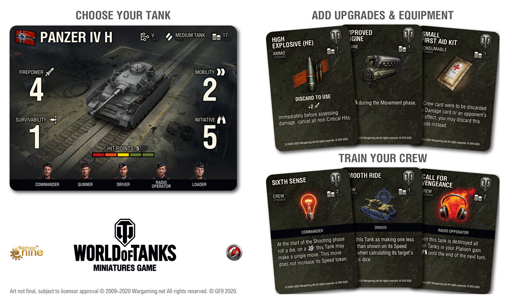 World Of Tanks Card Fan - Gale Force Nine