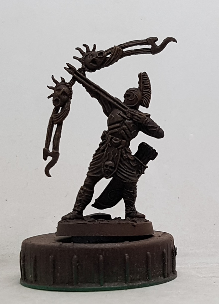 Based with VMC Dark Rust,washed with Nuln Oil and drybrushed with P3 Bootstrap Leather