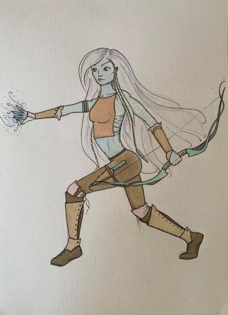 Neytiri 'Tiri' - Air Genasi Ranger