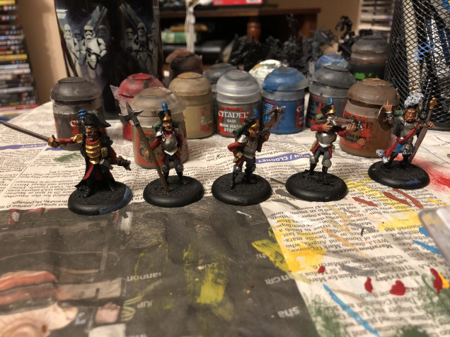 WIP: Captain Flynt's Albionnicans (Troll Bridge starter set warband)