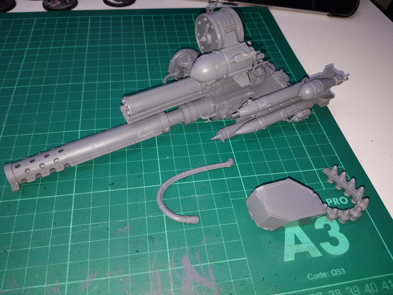 The shoota arm has a few details left off which will hopefully make accessing some details easier.