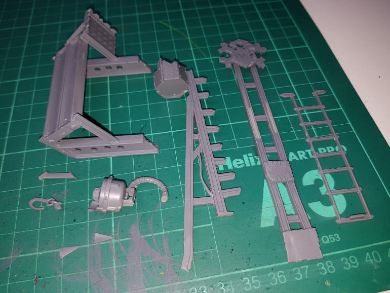 There a load of other bits and bobs to attach.